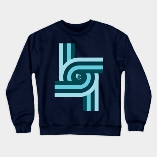 Twisting Bauhaus Crewneck Sweatshirt